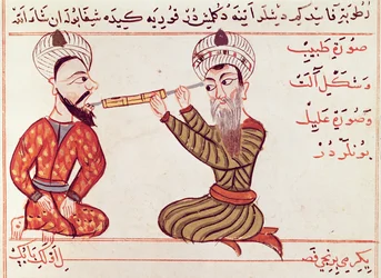 Ms Sup Turc 693 fol.28v Kauterisation bei Zahnschmerzen, 1466